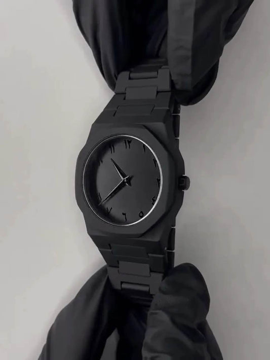 Black Arabic Aura Watch For Men