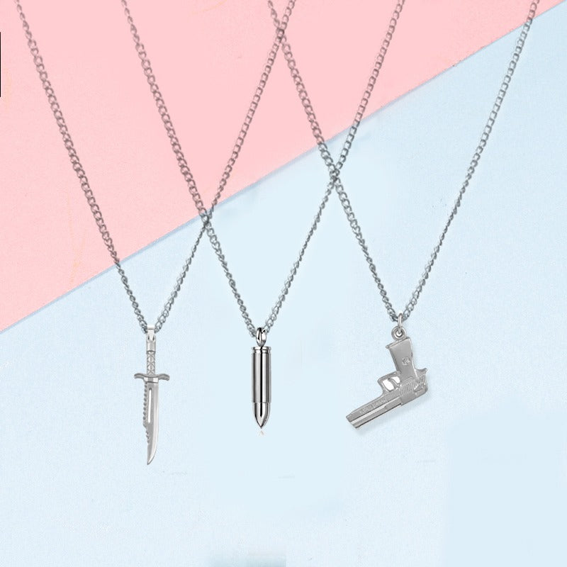 6 Pcs Set - 3 Pendant With 3 Chain Vintage Necklace Unisex locket